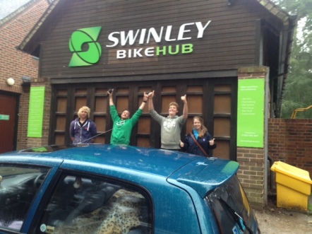 Swinley Bike Hub goodbyes