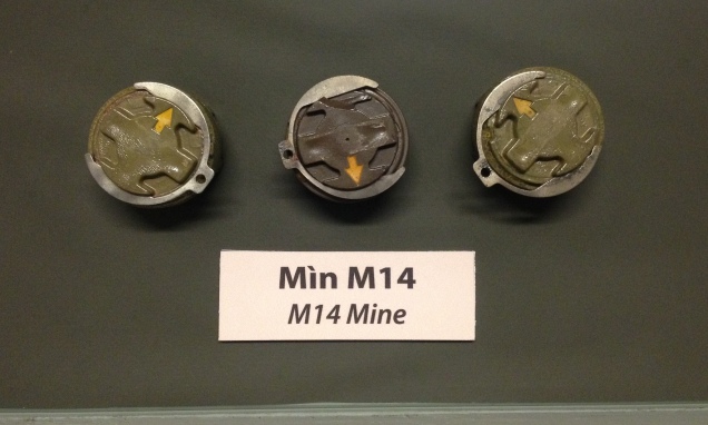Mines from Vietnam war