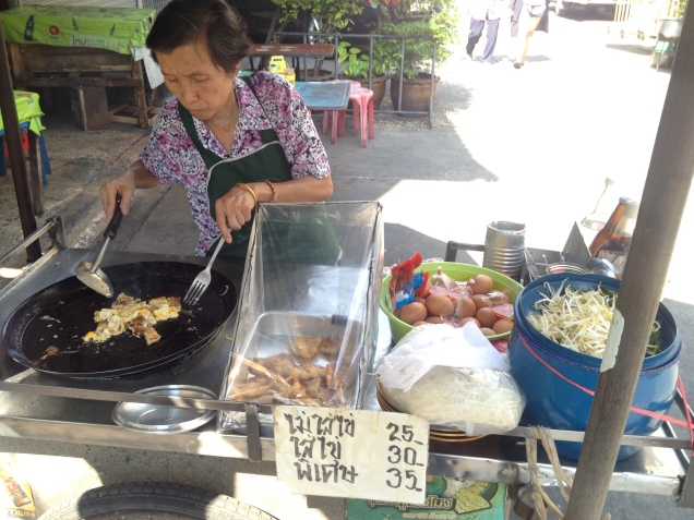 Fresh food from street stalls in Thailand